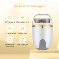 Cepillo limpiador Facial eléctrico para el cuidado de la piel, instrumento de belleza Exfoliante para la eliminación de espinillas, limpieza profunda de poros faciales, impermeable - details 5