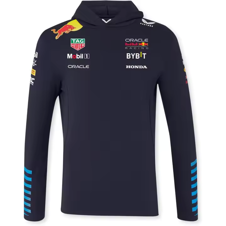 Sudadera Red Bull Oracle F1 Castore con capucha para hombre - 1