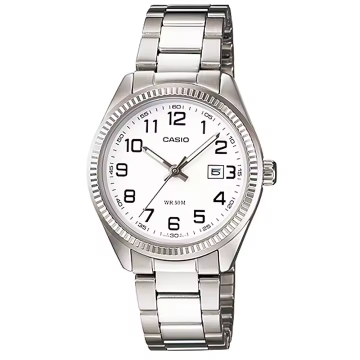 Casio Enticer Ltp-1302d-7bvdf Reloj De Pulsera Analógico Para Mujer Color Platea - 1