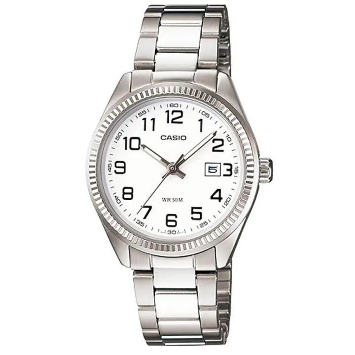 Casio Enticer Ltp-1302d-7bvdf Reloj De Pulsera Analógico Para Mujer Color Platea - 1
