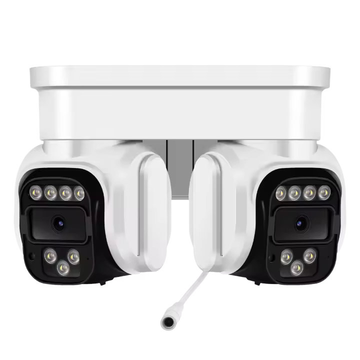 Cámara De Seguridad IP 4K Dual PTZ 8MP Con Zoom Digital 10X WiFi Exterior Vigilancia Cámara HD 4MP CCTV iCam365 APP Detección De Humanos - 1