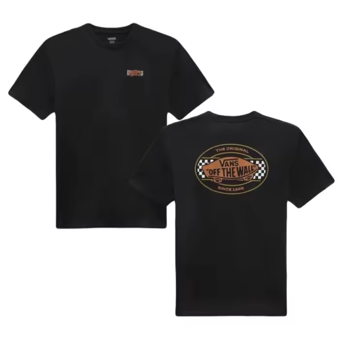 Camiseta Vans Wayrace Tee-B Negro T Shirt Vn000Fkmblk1 - 1