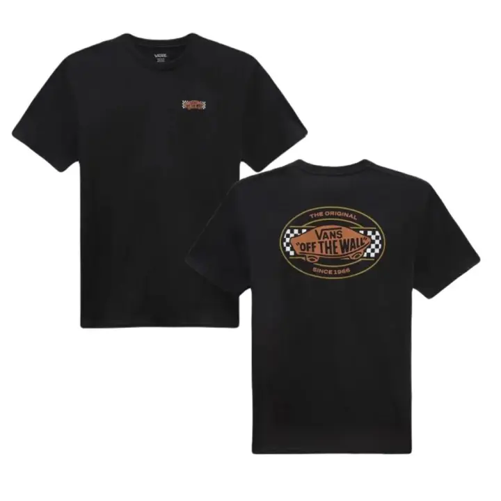Camiseta Vans Wayrace Tee-B Negro T Shirt Vn000Fkmblk1 - 1