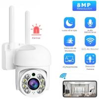 Cámara de vigilancia interior 2MP, Giro 360°, Visión Nocturna IR-CUT, Audio 2 Vías, WiFi, IP66, 128GB – Jortan Tech - details 1