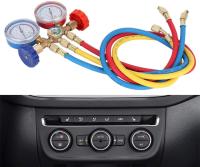 Juego De Manómetro De Refrigerante R134A Con Tubo Y Gancho Herramientas Para A/C Compatible Con R12 R22 R-404A R-134a - details 6