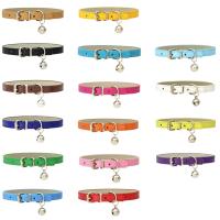 Collar De Cuero Ajustable Para Perros Y Gatos Pequeños Con Campana Seguridad Almohadilla Para Cuello De Pupilo Collares De Chihuahua Suministros Para Mascotas - details 0