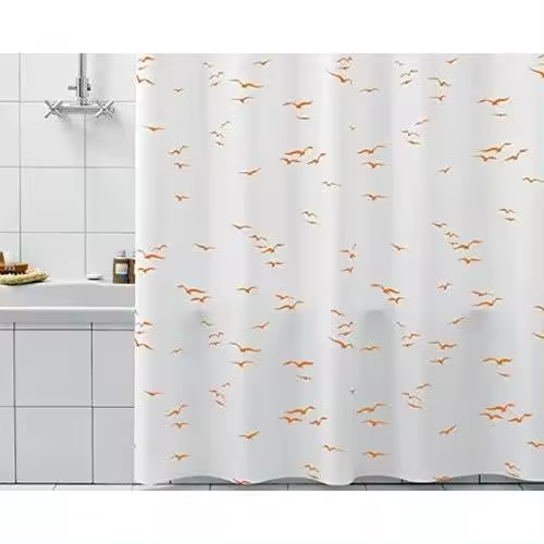 GEDY 7112063630 Cortina Vinilo G-Rondini Naranja 120X200 - 1