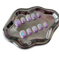 SA LLUNA uñas postizas cortitas ,20 unidades con cajas y kit de instalación de uñas - details 3