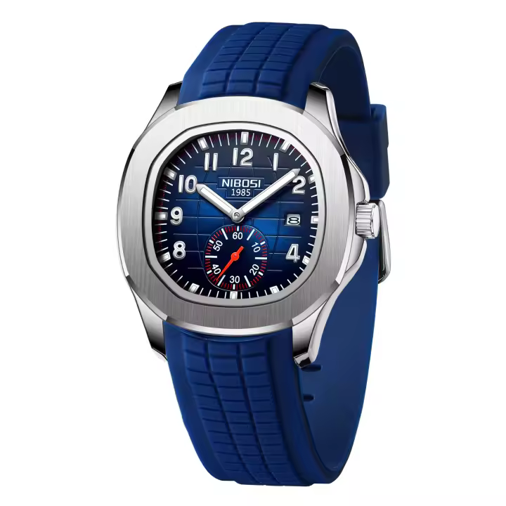 Reloj De Pulsera De Cuarzo Para Hombre NIBOSI Deportivo De Lujo Con Fecha Automática Resistente Al Agua Y Luminoso Reloj De Hombre AQUANAUT De Bandera Top Marca - 1