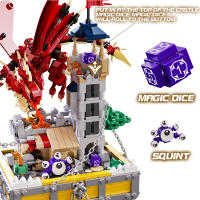 Bloques De Construcción De Dragón Mágico 2024 Torre De Guerra Bruja Legado Modelo De Monstruos Juguetes De Montaje Para Niños Regalo - details 4