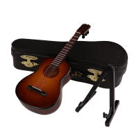 Mini Guitarra Clásica De Madera 10CM Modelo De Instrumento Musical Decoración Para Dormitorio Y Sala De Estar Regalo Original - details 8