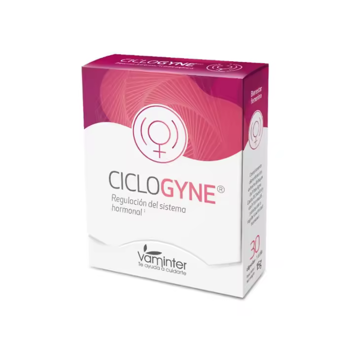 Ciclogyne Regulación Sistema Hormonal 30 caps Vaminter - Equilibrio Hormonal y Bienestar para Mujeres - 1