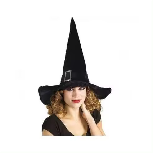 Sombrero de bruja deluxe Halloween Rubies - 1