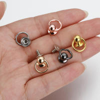 20 Piezas De Metal Con Anillo O Y Tornillos Redondos Para Manualidades Y Decoración De Fundas De Teléfono Accesorios De Joyería - details 10