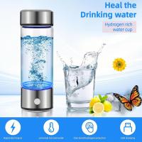 Botella de agua iónica portátil, carga USB, adecuada para viajes en casa y actividades al aire libre, generador de botella de agua de hidrógeno, taza saludable para el hogar, la oficina y los viajes - details 1