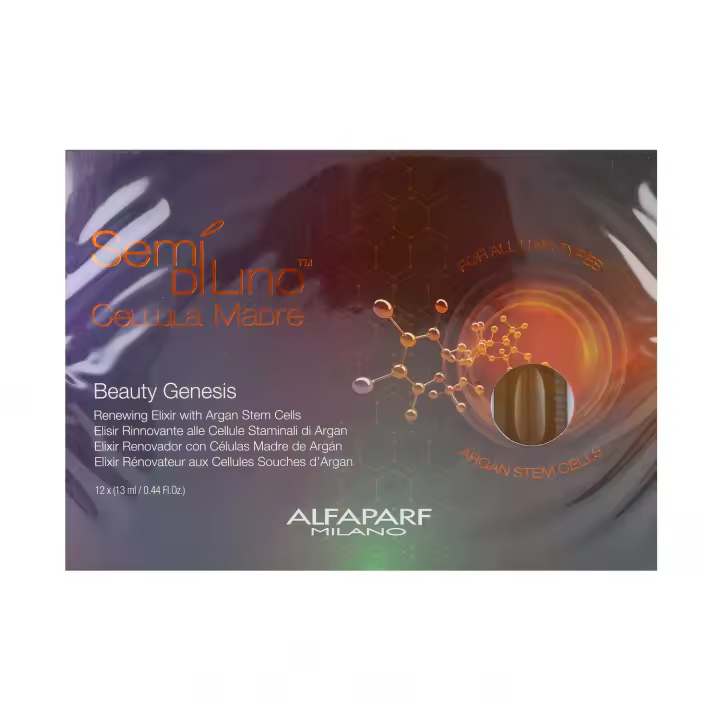 Elixir Sublime Cellula Madre Beauty Genesis Alfaparf Semi Di Lino 12 unid x 13 ml - 1