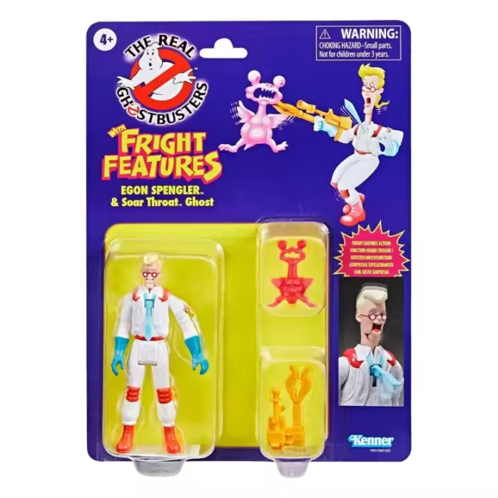 Figura Egon Spengler & Soar Throat Ghost – Ghostbusters Fright Features Kenner - 1