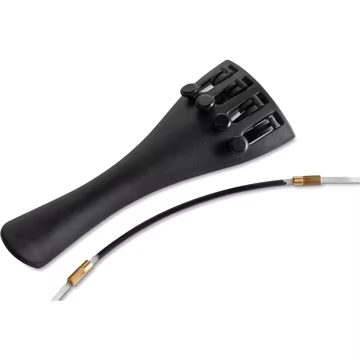 Cordal Violin (4/4) (Aluminio) (Con Cuerda Sujeta Cordal) Negro - 1