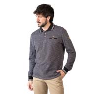 Polo Privata hombre con bolsillo PRI2627 japeado negro - details 0