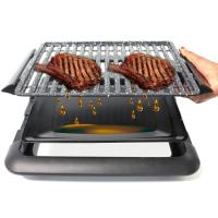 Houseware Bn-3673 Grill Eléctrico Sin Humos 1250w Bn-3673 Parrilla De Aluminio Antiadherente. Superficie 25,5 X 30,5 Cm. - details 2