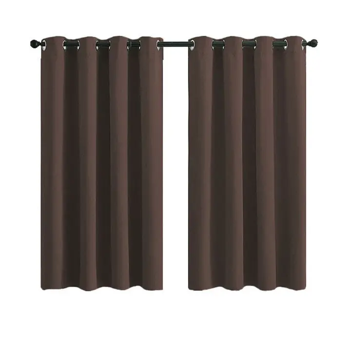 Cortina Translúcidas  y Térmica con Ojales, 140x260 cm, Aislante de Calor y Frío, Una Pieza, Ideal para Oficina, Dormitorio y Salón - 1