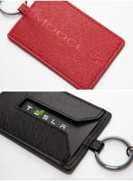 Porta Llaveros De Cuero PU Para Tesla Model 3 Y 2023 2022 Funda Protectora Completa Accesorios Para Llaves De Coche - details 6