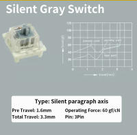 Interruptores Lineales Táctiles Silenciosos Outemu Para Teclado 3Pin Anti Polvo Para Teclados Mécanicos MX Juegos DIY - details 17