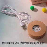 Lámpara De Cristal 3D Con Proyecciones Galácticas Y Planetarias Luz Nocturna USB Para Atmosfera Acogedora Plasma Ball - details 15