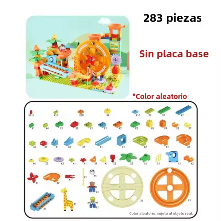 Juego De Construcción De Laberinto De Mármol Para Niños Bloques Grandes DIY De Mano Juguete Interactivo Para Padres Y Niños Regalos De Juguetes - 1