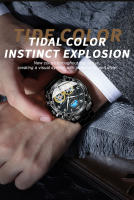 Reloj De Cuarzo Para Hombre BINBOND Lujo Deportivo Militar Casual Con Dial Decorativo Resistente Al Agua De Acero Inoxidable Estilo Business - details 8
