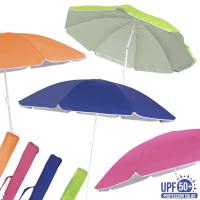 LILI HOME Sombrilla de Protección Solar de Nylon con Revestimiento de Plata UPF 50+ Tamaños Disponibles: 160 cm, 180 cm, 200 cm, 220 cm. Diseñada para ofrecer una cobertura eficaz contra los rayos UV, esta sombrilla es ideal para la playa, el jardín o cua - details 0