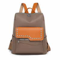 Mochila retro de cuero suave para mujer, nuevo estilo, moderna mochila de moda para damas, mochila escolar de gran capacidad - details 0