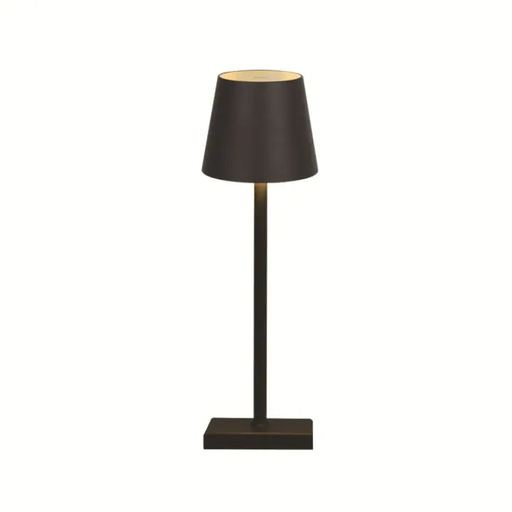 Lámpara de Mesa LED Recargable 5200 Mah - Luz Portátil USB - Negro - 1