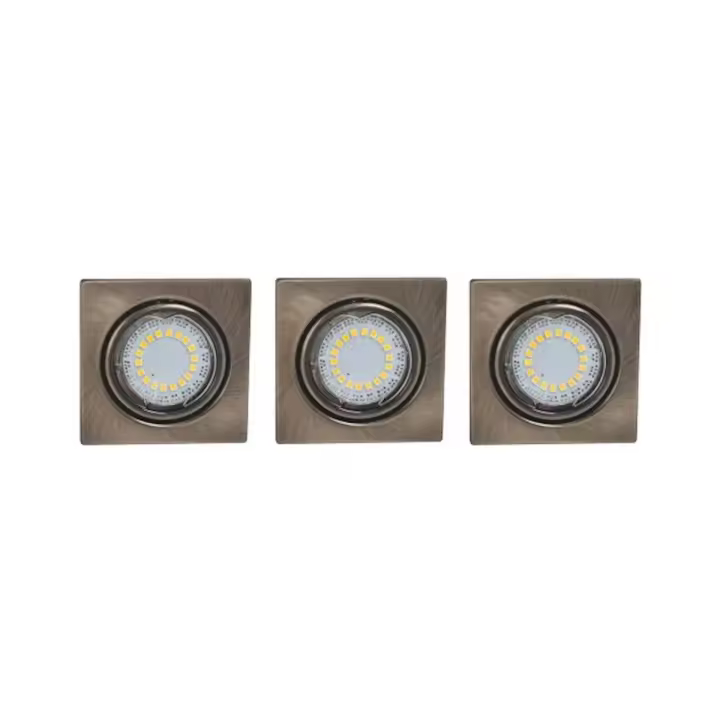 Foco Juls, Metal, Latón, 8,3x8,3x1 cm - 1
