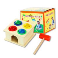 Juego De Tablero De Rompecabezas De Madera Para Niños Juguete Montessori De Martillar Bola Juguete Educativo Para Niños Y Niñas Familiar - details 7