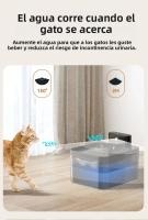 Fuente De Agua Automática Para Gatos Sin Cable Con Sensor Infrarrojo 2600mAh Dispensador De Agua Inteligente Para Perros Y Gatos - details 3