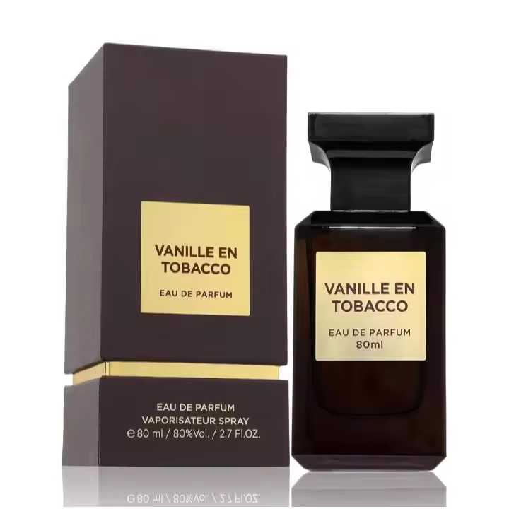 perfume vanille en tobacco 80ml fragance world - 1