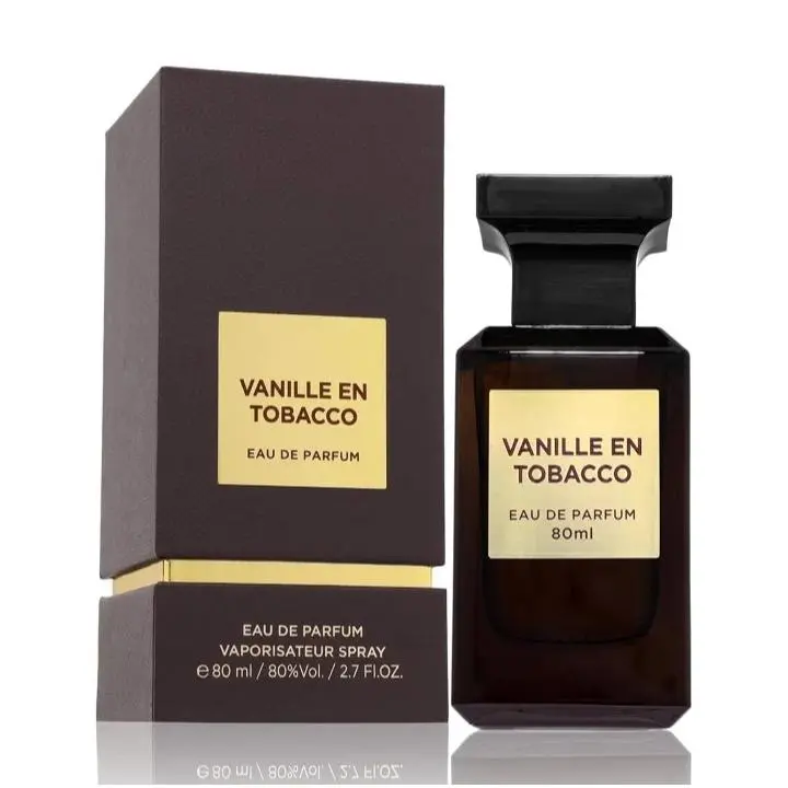 perfume vanille en tobacco 80ml fragance world - 1