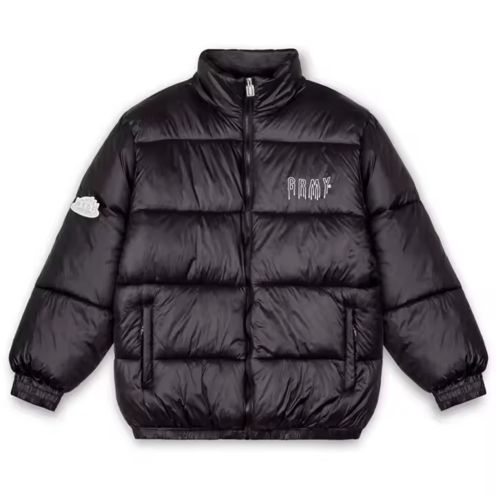Chaqueta Grimey Back At You Puffer para hombre en color negro - 1