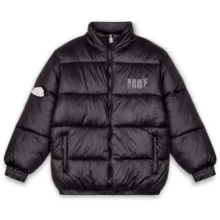 Chaqueta Grimey Back At You Puffer para hombre en color negro - 1