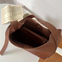 Bolso De Hombro Para Mujer Estilo Minimalista Y Moda En Cuero PU Sólido Bolso Cruzado Versátil Para El Trabajo - details 3