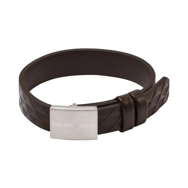 Emporio Armani LEATHER，SILVER，STRAP EGS3135040 - 1