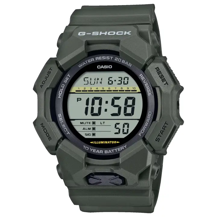 Reloj G-SHOCK GD-010-3ER Classic GD Verde Hombre Sumergible (200m) - 1