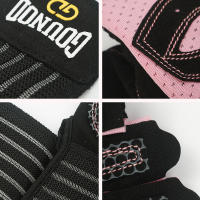 Guantes De Levantamiento De Peso GOUNOD Con Soporte De Muñeca Transpirables Antideslizantes Para Gimnasio Y Entrenamiento De Fitness Powerlifting - details 11