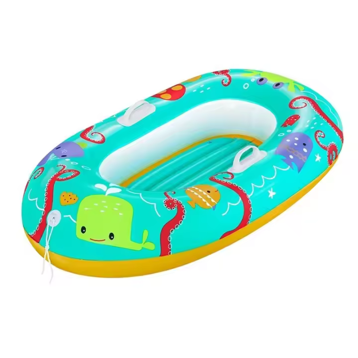 Bestway Barca Hinchable Infantil Crustaceos Felices 119x79 cm +3 a 6 Años Playa y Piscina 34009 - 1