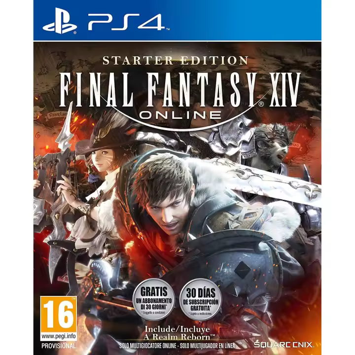 Final Fantasy XIV Starter Pack - PS4 - Nuevo Precintado - PAL España - 1