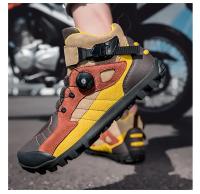 Botas De Ciclismo De Montaña Para Hombres Y Mujeres Profesionales Transpirables Resistentes Al Desgaste Y Caídas Con Protección Racial Para La Temporada - details 20