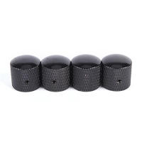 Juego De 4 Piezas De Control De Volumen Y Timbre En Metal Plateado Oro Negro Para Guitarra Eléctrica Y Bajo Dome Knobs - details 0