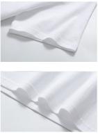 Camiseta De Algodón Para Hombre Verano Manga Corta Suave Antipelusa Tallas M a 5XL Ropa Casual Estilo O-Neck Solido - details 1