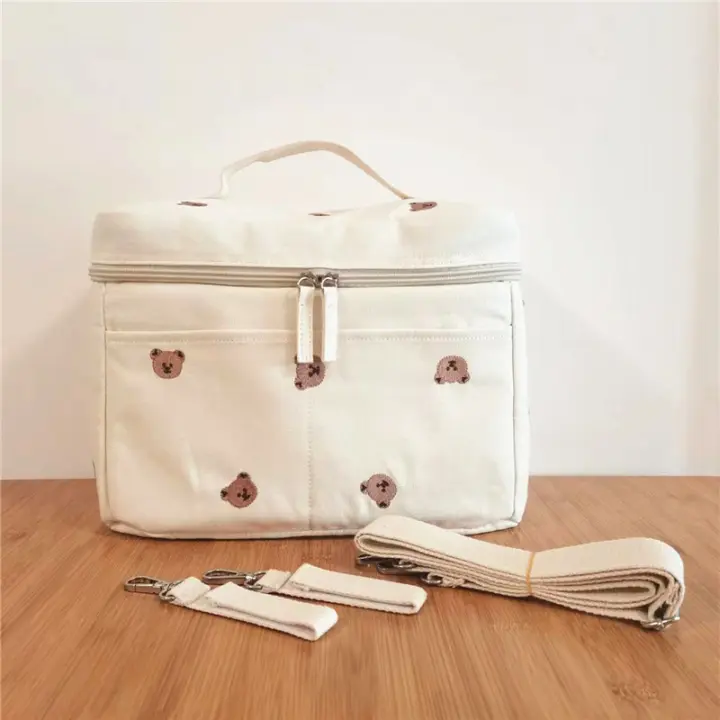 Bolsa Térmica Impermeable Para Botella De Alimentación Bebé Organizador De Estropadillo Para Carrito De Bebé Con Cierre De Cremallera Material De Tela Tamaño Medio - 1